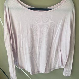 Fabletics Light Pink Long Sleeve